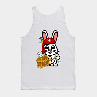 Cute bunny is a pirate Tank Top